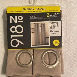 🦩2 panels per package. Grommet top curtains. Stone color. Make offer 🦩